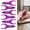 Purple, variant on 6 Pack Ergonomic Pen, Ballpoint Pens for Arthritic Hands and Low Grip Strength, Ergonomic Pens for Writing, Suitable For Those With Arthritis, Carpal Tunnel, Black Ink (Blue)