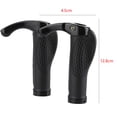 thumbnail image 2 of Advancent 1 par de cubiertas de goma para manillar de bicicleta de ciclismo de carretera, barra de agarre ergonómica con diseño de bocina de Ciclismo negro, 2 of 6