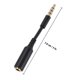 thumbnail image 2 of unbranded 2Ud Extensión 3.5mm Macho A Para Audio En Dispositivos Mp3 Tablet Negro, 2 of 8