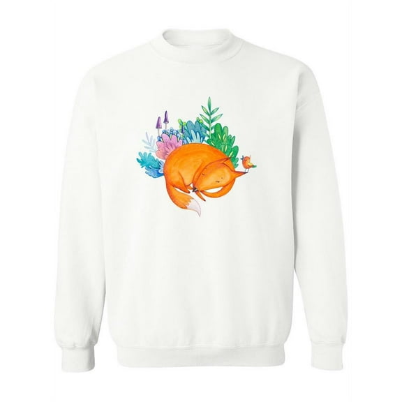 The Fox And The Bird Sweatshirt Women -Image by Shutterstock, Female 4X-Large