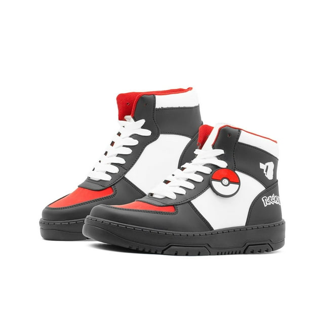 Tenis Bota Yuyin Para Niño Pokemon Casuales En Negro 22-25.5 negro 22.5