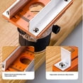 thumbnail image 3 of Wood Trimmer Router Base, Enhanced Accuracy Versatile Clear Scale Wood Router Slotting Bracket with Limiter for Woodworking, 3 of 7