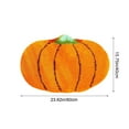 thumbnail image 4 of AYktou Hallowmas Bathroom Rugs, Pumpkin Maple Leaves Shaped Floor Mats Thanksgiving Area Rugs Holiday Carpets Party Doormat for Living Bedroom Kitchen Decor, 4 of 8