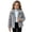 Gray, variant on Cethrio Girls Fleece Jacket, Button Front Warm Long Sleeve Collared Winter Outerwear Size 10-12 Beige