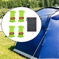 thumbnail image 6 of GARENDE 4 Pieces Reflective Guylines Hiking Equipment Camping Outdoor Climbing Ropes Green, 6 of 9