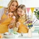 thumbnail image 3 of Juego de 3 púas de flores artificiales de Pascua de 17,7 pulgadas, tallos decorativos de plástico, color rosa y verde, para primavera, verano y vacaciones, para jarrones, centros de mesa,, 3 of 6