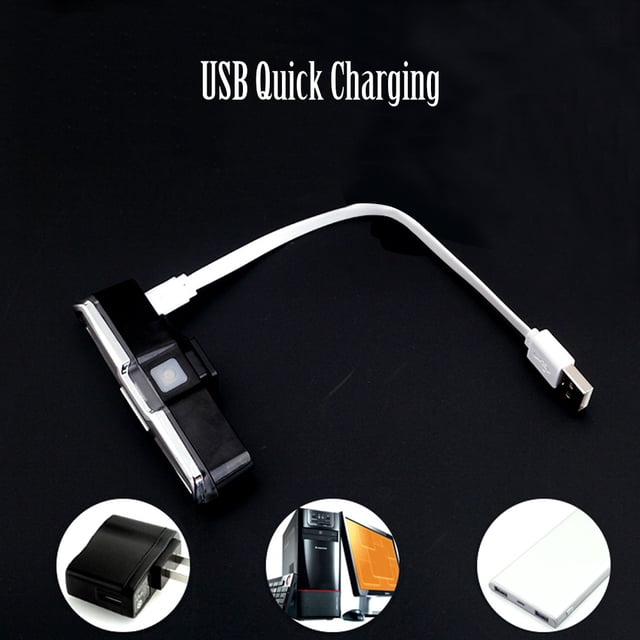 Waterproof Bicycle Taillight, USB Rechargeable LED Cycling Mountain Bike Warning Rear Tail Light
