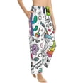 thumbnail image 2 of Kll Womens Fun Animal With Unicorn Print Pajama Pants Soft Pajama Bottoms For Women Cozy Lounge Pants, 2 of 9