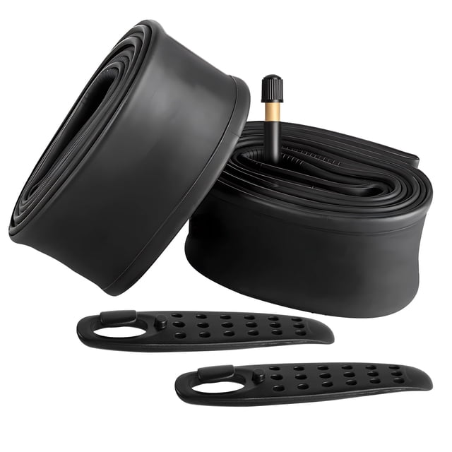 Bike Tube FANSPRO, válvula Schrader de 26 pulgadas y 48 mm, paquete de 2 con palancas