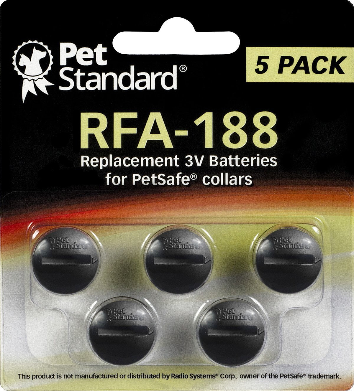 PetSafe Replacement 3-Volt Battery RFA-188 4 PACK