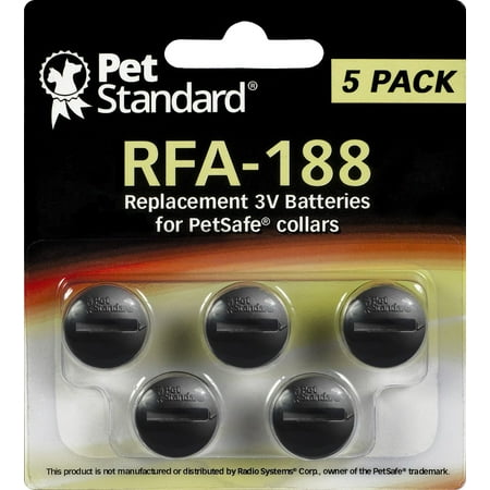 PetSafe Compatible RFA-188 Replacement Batteries (Pack of 5) price history on PriceWatchPro