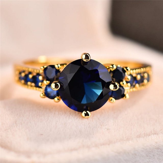 Stunning Boho Ring with Purple and Pink Zircon - 18k Gold Plated Wedding, Engagement, and Party Ring