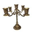 thumbnail image 1 of Decoración de candebros de candebr banquete de boda 5 bronce Zulema Candelabro, 1 of 7