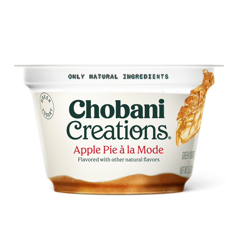 Chobani Creations Apple Pie a la Mode 5.3 oz Cup - Walmart.com