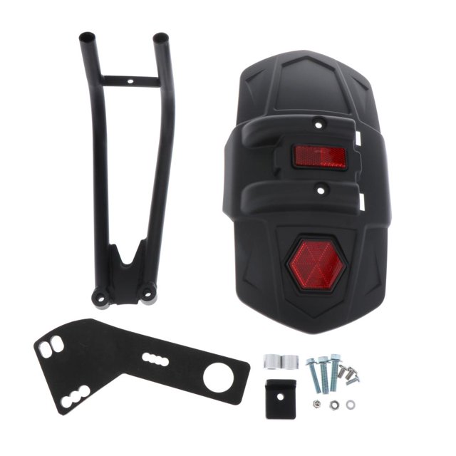 Kit de tornillo de soporte de guardabarros trasero de motocicleta negro apto para CB400 Soledad guardabarros trasero de la motocicleta