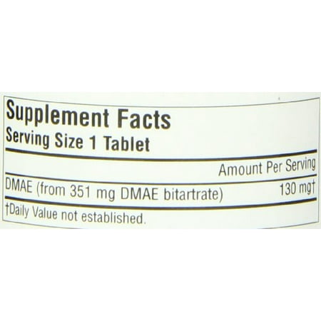 DMAE Tabs 351 mg - 50 Tablets by Source Naturals