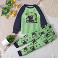 thumbnail image 2 of KPOPLK Unisex Pajamas 2 Piece Long Sleeve Long Pants Pajama Set Kids Boys Girls Cute Pj Soft Holiday Sleepwear Size 4-5 Years,Green, 2 of 9