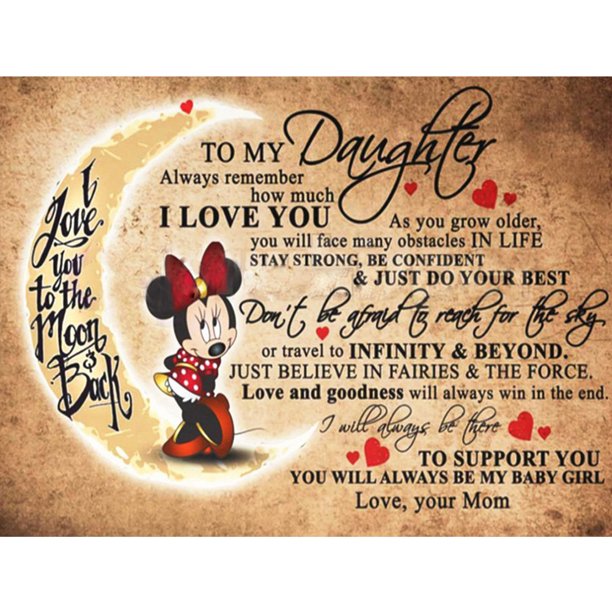 Cuadros Decorativos 5D DIY diamante pintura letra ratón cuadrado completo taladro mosaico Kit pared imagen Likrtyny embutido en tela