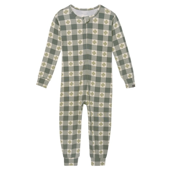 Modern Moments by Gerber Toddler Neutral St. Patrick's Day One-Piece Pajama, Sizes 12M-5T