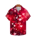 thumbnail image 2 of BiZtdJrK Sales Prime Mens Tshirts, 2025 Valentines Day Gift Fashion Printed Dressy Turndown Collar Tshirt Vacation Beach Blouses Multicolor S, 2 of 6