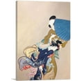 thumbnail image 1 of ARTCANVAS Blowing Snow 1911 Canvas Art Print by Uemura Shoen - Size: 18" x 12" (1.50" Deep), 1 of 9