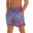 thumbnail image 6 of M-XXXL Mens Boys Swim Trunks Swim Shorts Swimwear Beachwear Underwear Swimsuit Board Shorts With Pockets Swimming Surfing Beach Pants Casual Purple XXL, 6 of 8