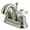 Brushed Nickel, variant on Kingston Brass KB5612PX Restoration 4 in. Centerset Bathroom Faucet, Polished Brass