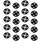 thumbnail image 1 of EeaseMX 1000 botones transparentes invisibles de plástico para camisetas, ropa, costura, scrapbooking y manualidades (negro, 10 mm), 1 of 7