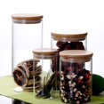 thumbnail image 4 of Glass Kitchen Storage Canister Large Capacity Storage Jar for Food Storage Organization  10*25cm, 4 of 7