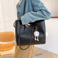thumbnail image 4 of Bolso tote de gran capacidad con estilo retro y sofisticado para mujeres, nuevo modelo 2025, ideal para ir al trabajo o desplazamientos, diseño minimalista y elegante, bolso de hombro., 4 of 10