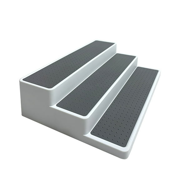 Spice Rack Organizer , 3-Tier Non-Skid Spice Rack, Spice Rack Organizer for Pantry Cabinet, Kitchen Countertop Storage Organizer, Multi-functional Countertop Storage for Kitchen Bathroom Desk