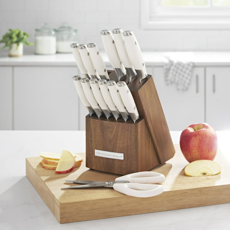 Free Shipping! The Pioneer Woman Linen 14-Piece Knife Block Set
