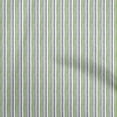 thumbnail image 1 of oneOone Silk Tabby Pear Green Fabric Stripes Craft Projects Decor Fabric Printed By The Yard 42 Inch Wide, 1 of 5