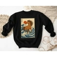 thumbnail image 2 of 2026 Year of the Horse Sweatshirt, Chinese Wave Art Lunar New Year Sweatshirt - Sizes S-5XL ,Art Print JSC, 2 of 5