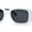 White Black Black, variant on Womens Dimensional Geometric Diamond Cut Mod Rectangle Sunglasses All Black