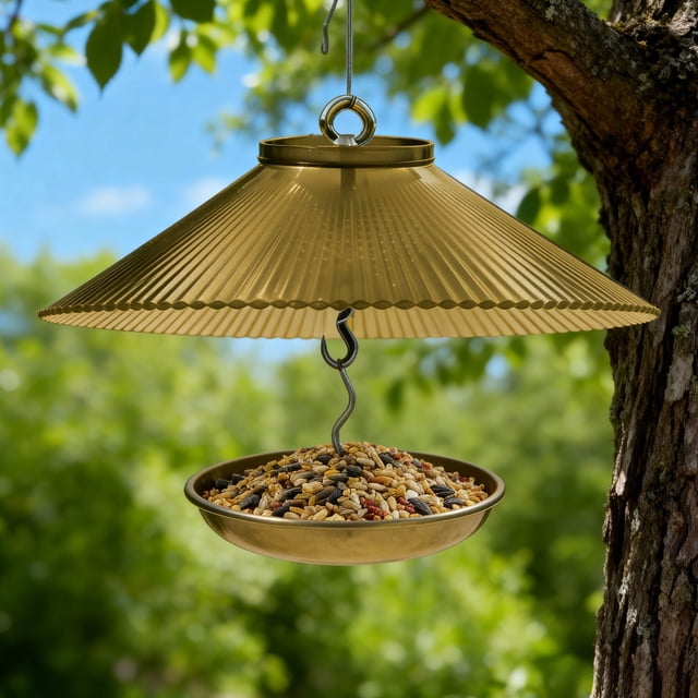 Bird Feeder Rain Cover, Outdoor Hanging Weather Shield for Bird Feeders, Squirrel Proof Feeder Protection, Clear Plastic Dome for Garden, Weather Resistant Bird Feeder Accessory