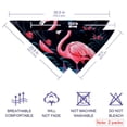thumbnail image 2 of Flamingo Chic Chiffon Pet Scarf Pack of Two - Light Breathable Collars for Cats and Dogs - 40.6x40.6x58/16x16x22.8in, 53.3x53.3x76.2/20.9x20.9x30 in, 2 of 5