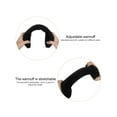 thumbnail image 4 of PULLIMORE Winter Earmuffs for Women Men Foldable Warm Ear Muffs Cable Knit Fleece Ear Warmer (Coffee), 4 of 8