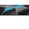 thumbnail image 3 of Allstar Modern Accent Rug with Intersecting Line design Deep Sky Blue 5' x 8' 5' x 8', 3 of 5