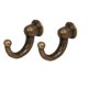 thumbnail image 1 of Gancho De Pared Cubra La Toalla Sombrero De Metal Montada Solo Colgador 2Pcs Unique Bargains herrajes para colgar, gancho, percha, 1 of 2