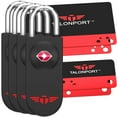 thumbnail image 1 of Candados para equipaje sin llave aprobados por la TSA, paquete de 4, Talonport, 1 of 6