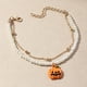 thumbnail image 3 of Clearance! Halloween Pumpkin Bat Personality Stacked Wind Metal Chain Pearl Bracelet Halloween Bracelet Buy 2 Get 3, 3 of 4