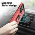thumbnail image 4 of NIFFPD Samsung A52 5G Case, Galaxy A52 5G Case, with Magnetic Kickstand Car Mount Holder for Samsung Galaxy A52 5G Red, 4 of 7
