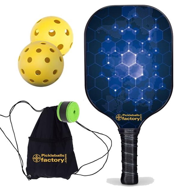 Pickleball Factory PB00052-12-C Pickleball Equipment Paddle - Net Best Pickleball Paddle for Women, Pink Pickleball Racket, Carbonfiber Graphite