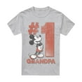 thumbnail image 1 of Disney T-Shirt Homme Numéro 1 Grand-Père Mickey Mouse, 1 of 4