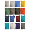 thumbnail image 4 of SOCKS'NBULK Mens Cotton Crew Neck Short Sleeve T-Shirts Mix Colors Bulk Pack Value Deal (180 Pack Mix, XX-Large), 4 of 4