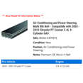 thumbnail image 2 of Air Conditioning and Power Steering Multi Rib Belt - Compatible with 2003 - 2010 Chrysler PT Cruiser 2.4L 4-Cylinder GAS 2004 2005 2006 2007 2008 2009, 2 of 2
