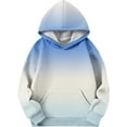 thumbnail image 6 of YunPes Trendy Oversized Hoodies for Girls Gradient Long Sleeve Hooded Sweatshirts with Pockets Teen Daily Athletic Pullover, 6 of 8