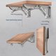 thumbnail image 3 of Soporte de Ángulo Plegable de Acero Inoxidable, Soporte Triangular, Soporte Pesado, Soporte Ajustable para Montaje en Pared de 16 Pulgadas, 3 of 5
