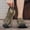 Khaki, variant on Men’s Closed-Toe Leather Outdoor Sandals, Breathable Casual Hiking Sandals with Non-Slip Sole